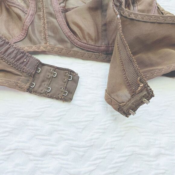 BUY 1 GET 1 FREE Taille Europe 70 brown unlined lingerie well made - Picture 10 of 12